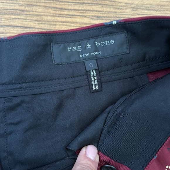 NWOT rag & bone | Shorts | Rag And Bone Burgundy Pleated Gabrielle Shorts - Picture 5 of 5